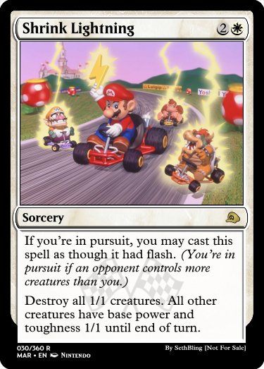 The entire world of Mario Kart just got shrunk by lightning - The Brothers  Brick