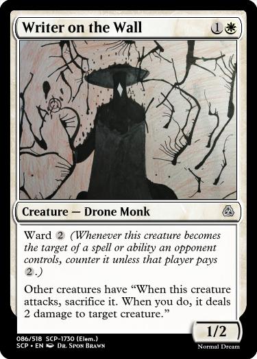I made a quick MTG card. Thoughts? : r/SCP
